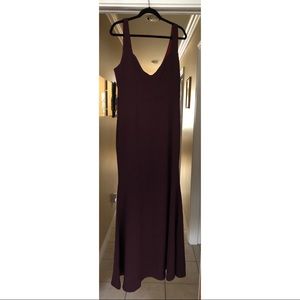 Tobi Burgundy Formal Dress